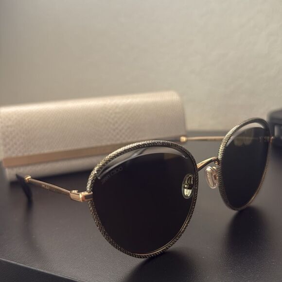 Jimmy Choo Gold sunglasses - Picture 6 of 7